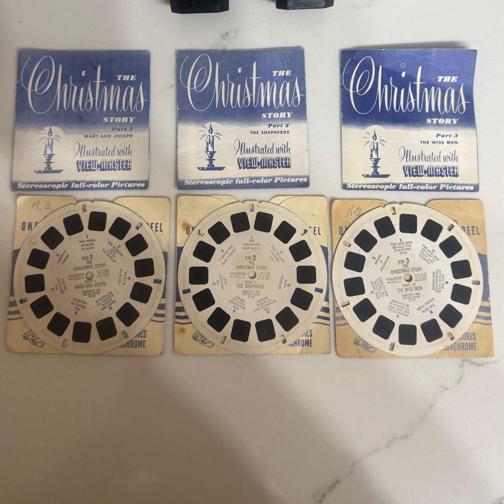 Various antique view master pictures